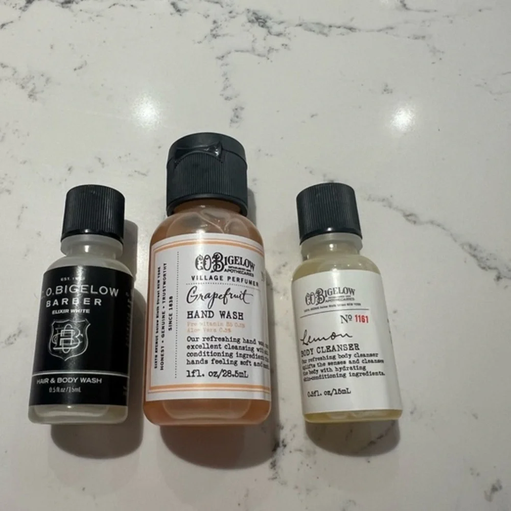C.O. Bigelow Travel Size Sample Pack Bundle NEW and SEALED
